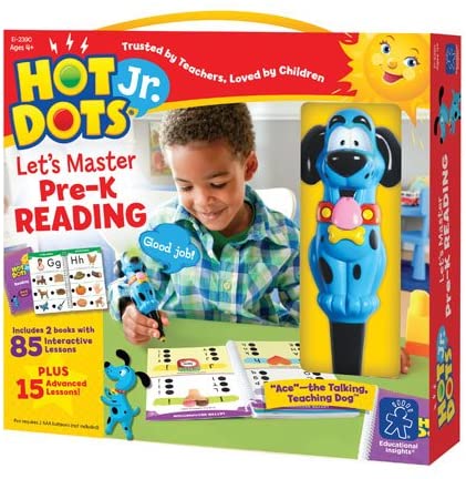 Hot Dots Jr. Let's Master Kindergarten Reading Interactive Education Printed